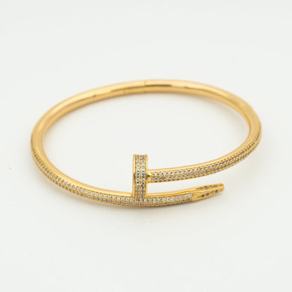 [Royal Jewelry]JUSTE BRACELET 3.5MM ALL DIAMONDS
