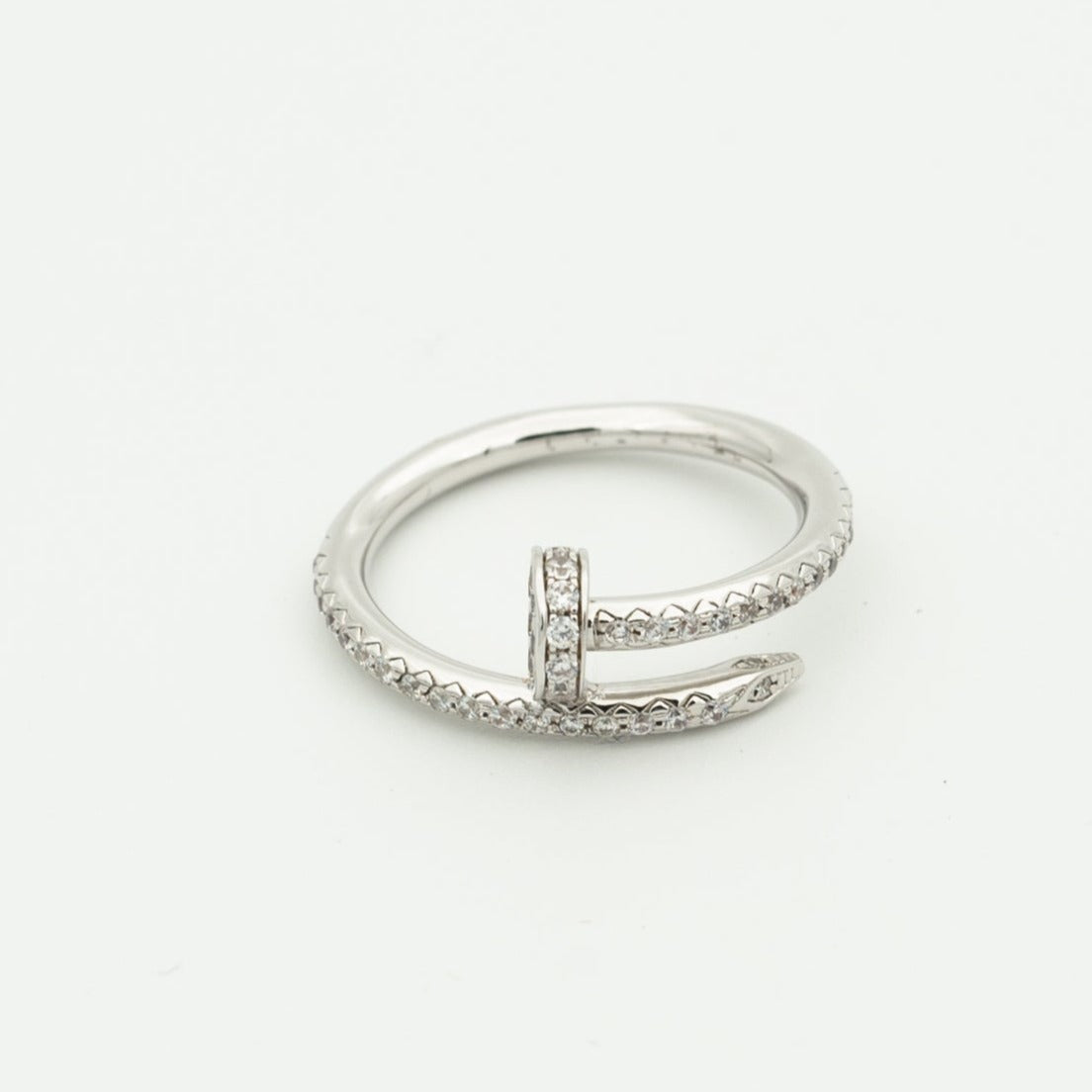 [Royal Jewelry]JUSTE RING 1.8MM SILVER DIAMONDS