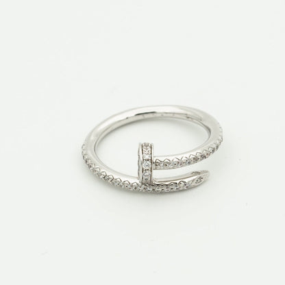[Royal Jewelry]JUSTE RING 1.8MM SILVER DIAMONDS