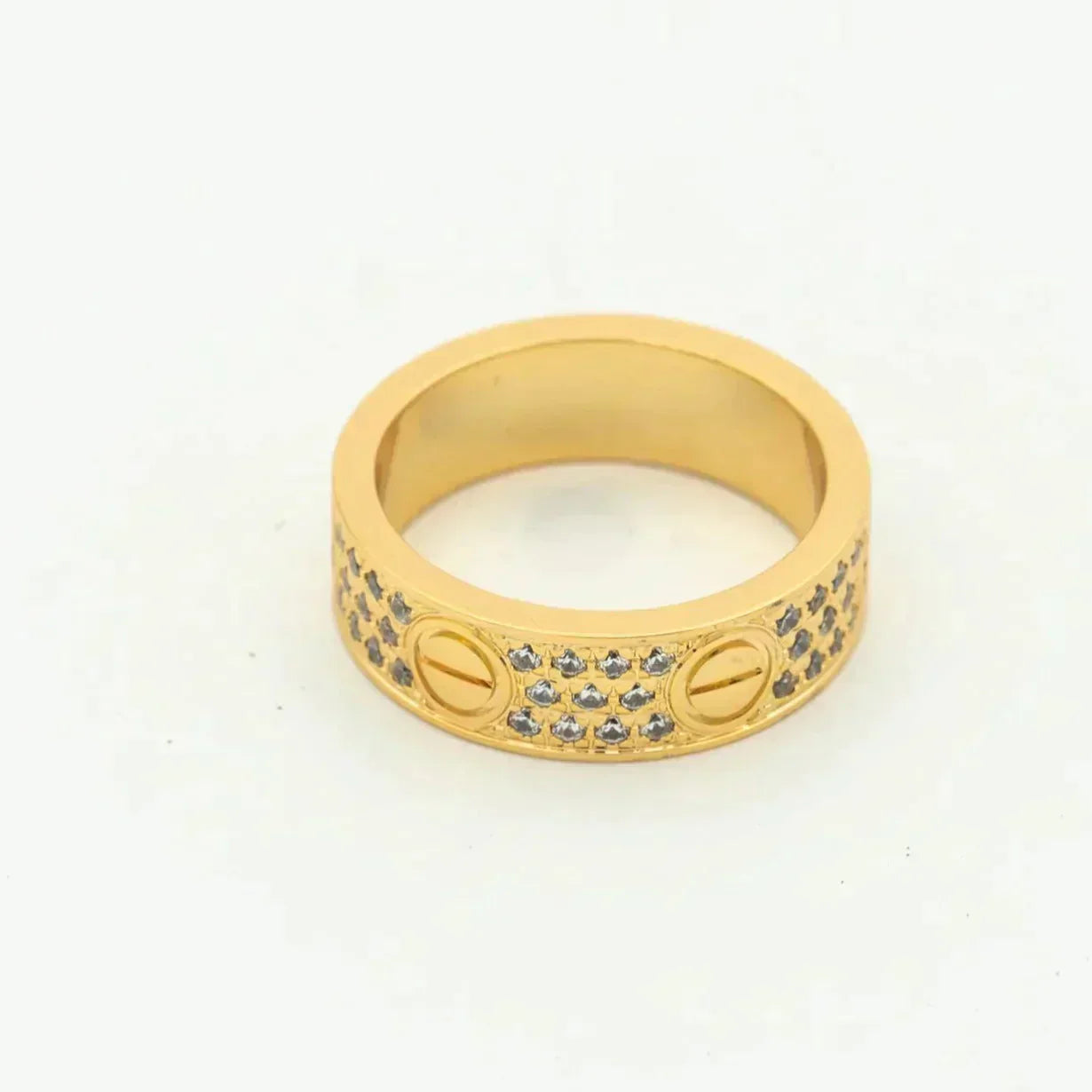 [Royal Jewelry]LOVE RING 5.5MM DIAMONDS PAVED