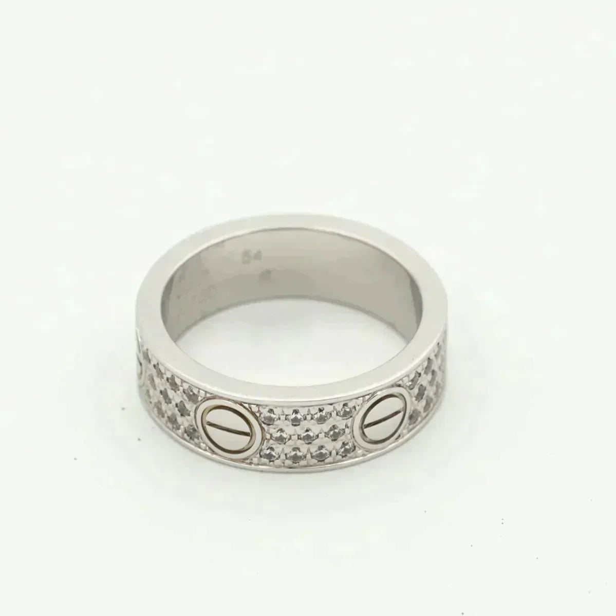 [Royal Jewelry]LOVE RING 5.5MM DIAMONDS PAVED