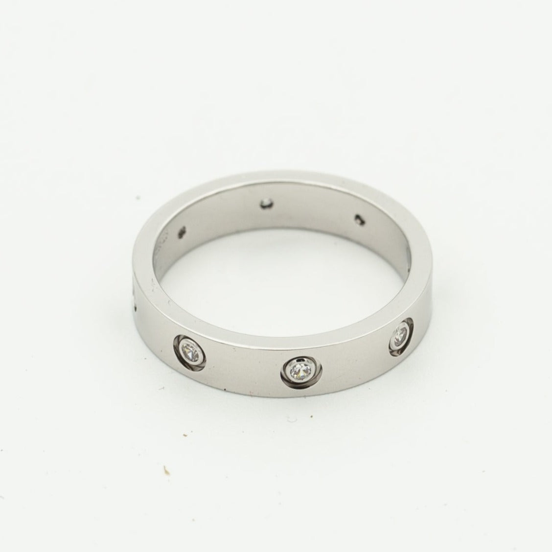 [Royal Jewelry]LOVE RING 3.6MM 8 DIAMONDS