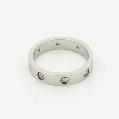 [Royal Jewelry]LOVE RING 3.6MM 8 DIAMONDS