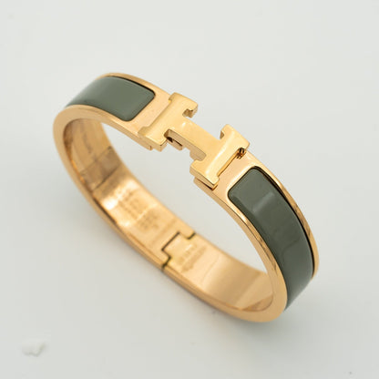 [Royal Jewelry]H BRACELET BLUE GREEN 12MM