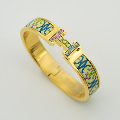 [Royal Jewelry]H BRACELET BEIGE MULTICOLOR