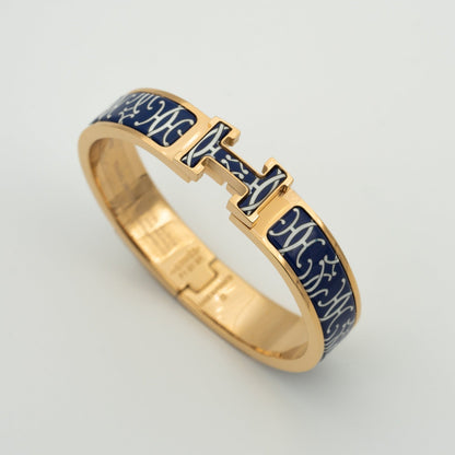[Royal Jewelry]H BRACELET BLACK MULTICOLOR