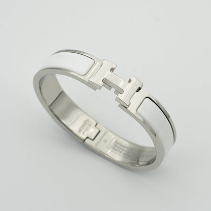 [Royal Jewelry]H WHITE BRACELET