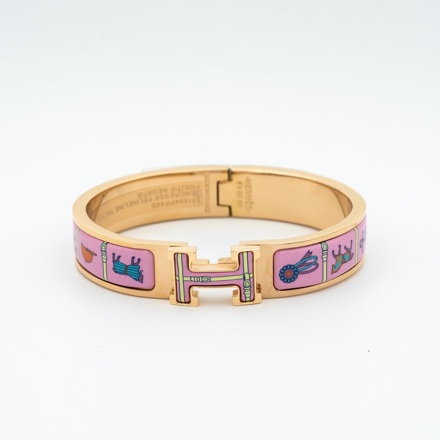 [Royal Jewelry]H PINK GOLD BRACELET PINK CERAMIC