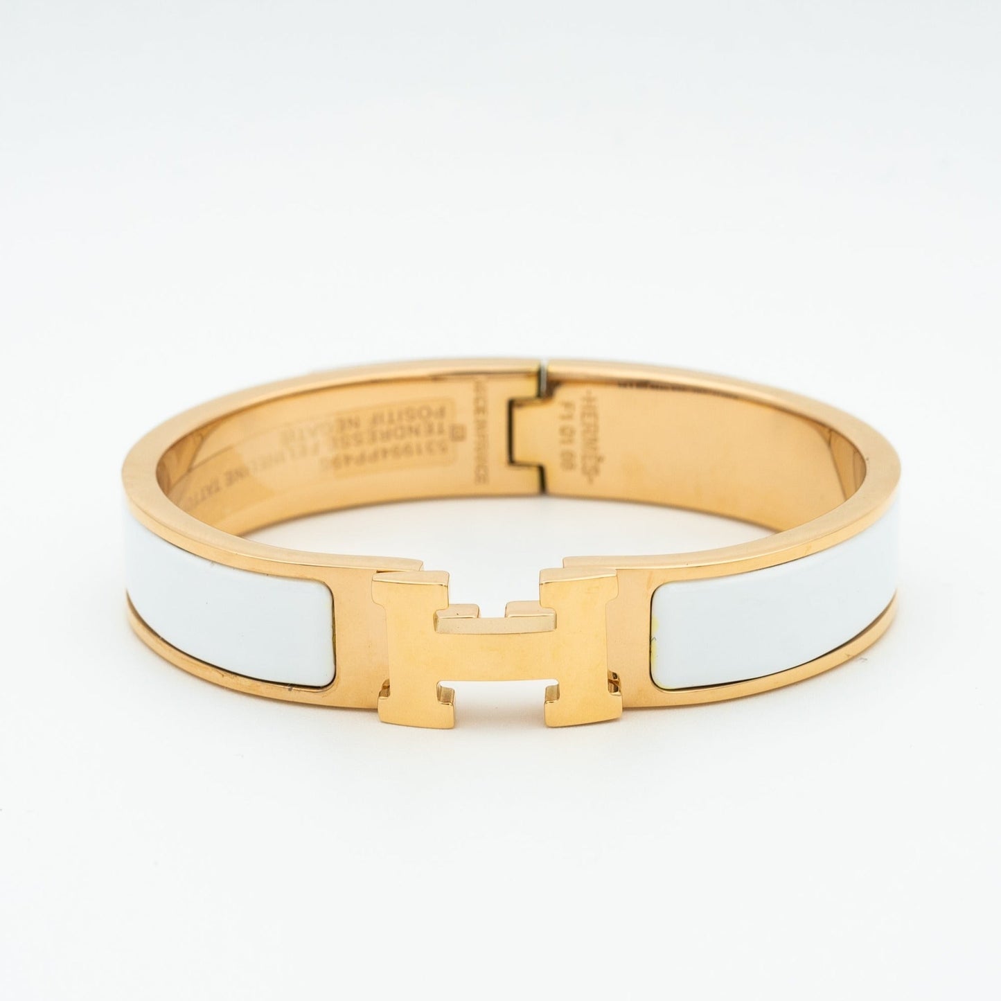 [Royal Jewelry]H WHITE BRACELET