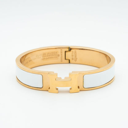 [Royal Jewelry]H WHITE BRACELET