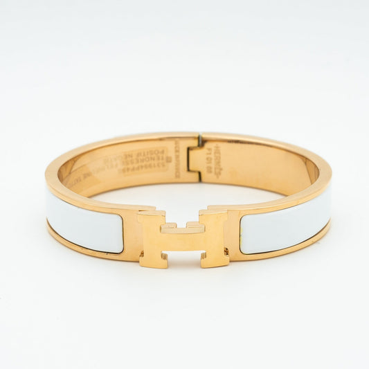[Royal Jewelry]H WHITE BRACELET