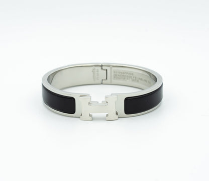 [Royal Jewelry]H BLACK BRACELET