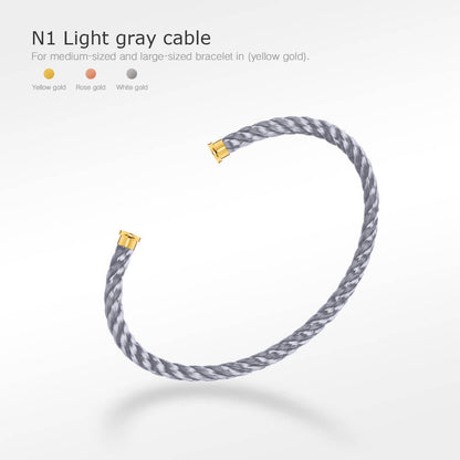 [Royal Jewelry]SÉRIE FORCE BRACELET CÂBLES 50 CHOIX (SÉLECTION BRICOLAGE)
