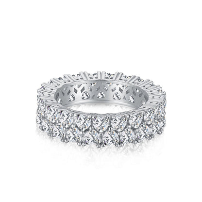 [Royal Jewelry]Sparkling Full Heart Ring