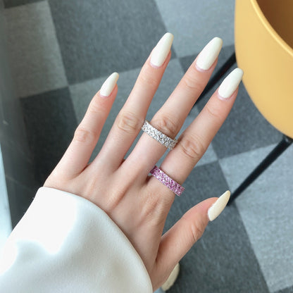 [Royal Jewelry]Sparkling Full Heart Ring