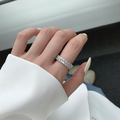 [Royal Jewelry]Sparkling Full Heart Ring