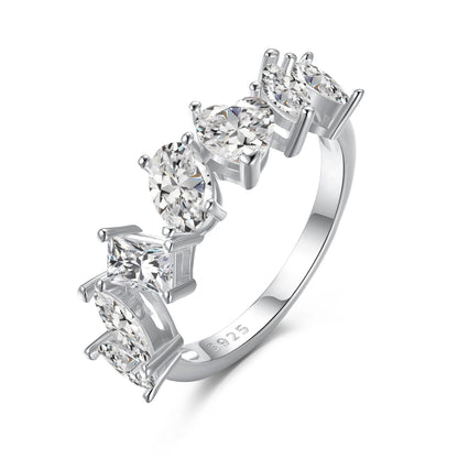 [Royal Jewelry]Delicate Multi Cut Ring