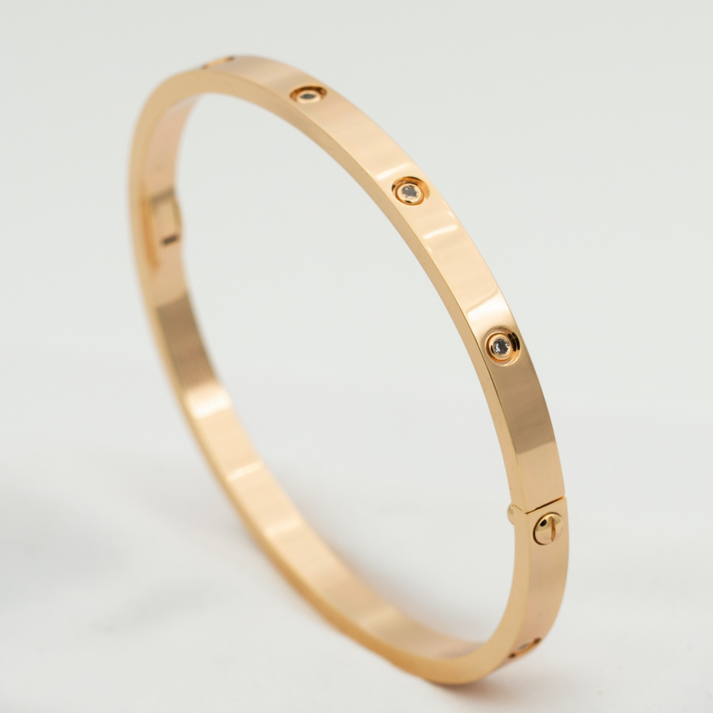 [Royal Jewelry]LOVE BRACELET 3.65MM 10 DIAMONDS