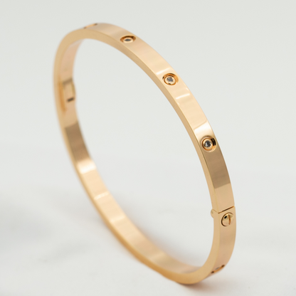 [Royal Jewelry]LOVE BRACELET 3.65MM 10 DIAMONDS