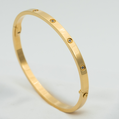 [Royal Jewelry]LOVE BRACELET 3.65MM 10 DIAMONDS