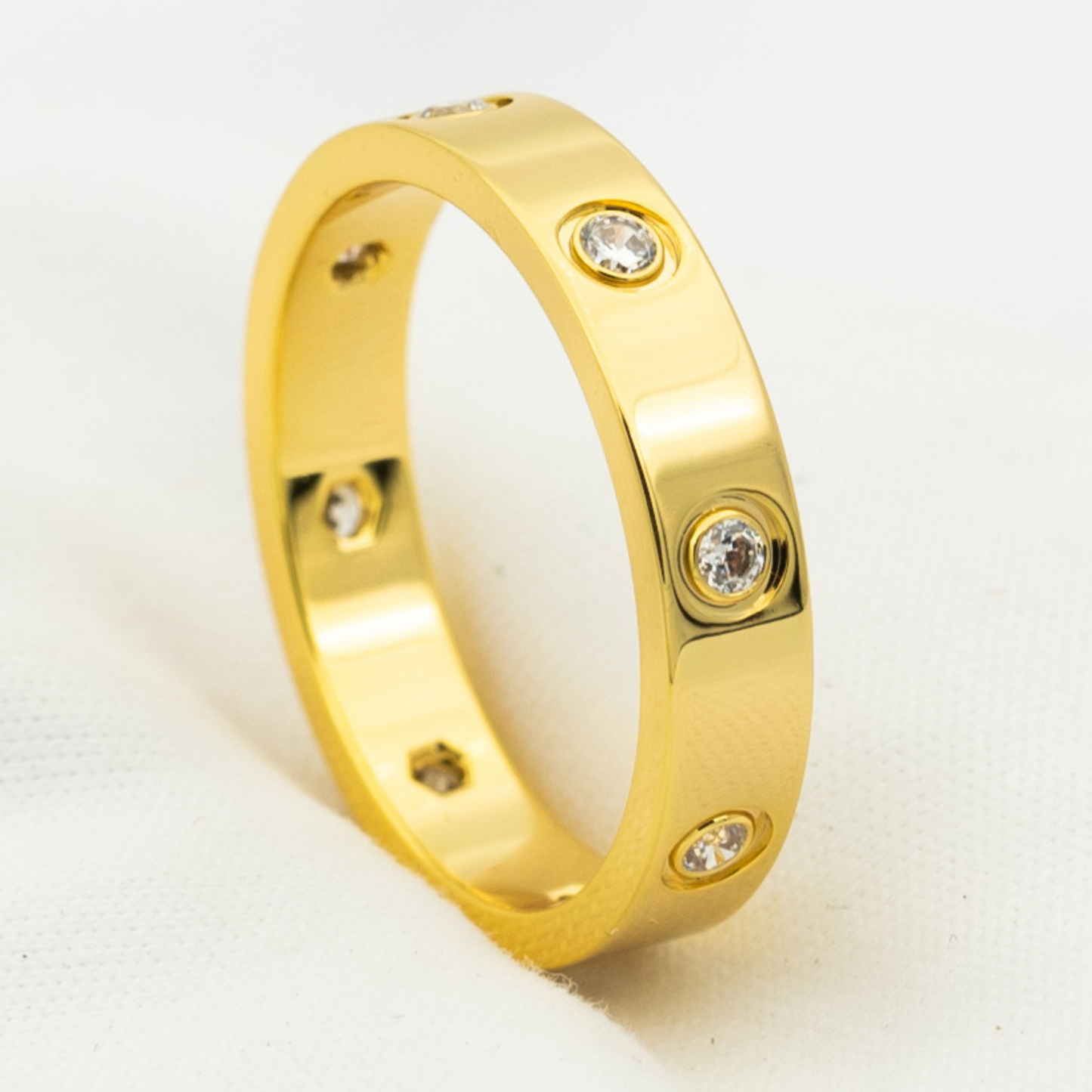 [Royal Jewelry]LOVE RING 3.6MM 8 DIAMONDS