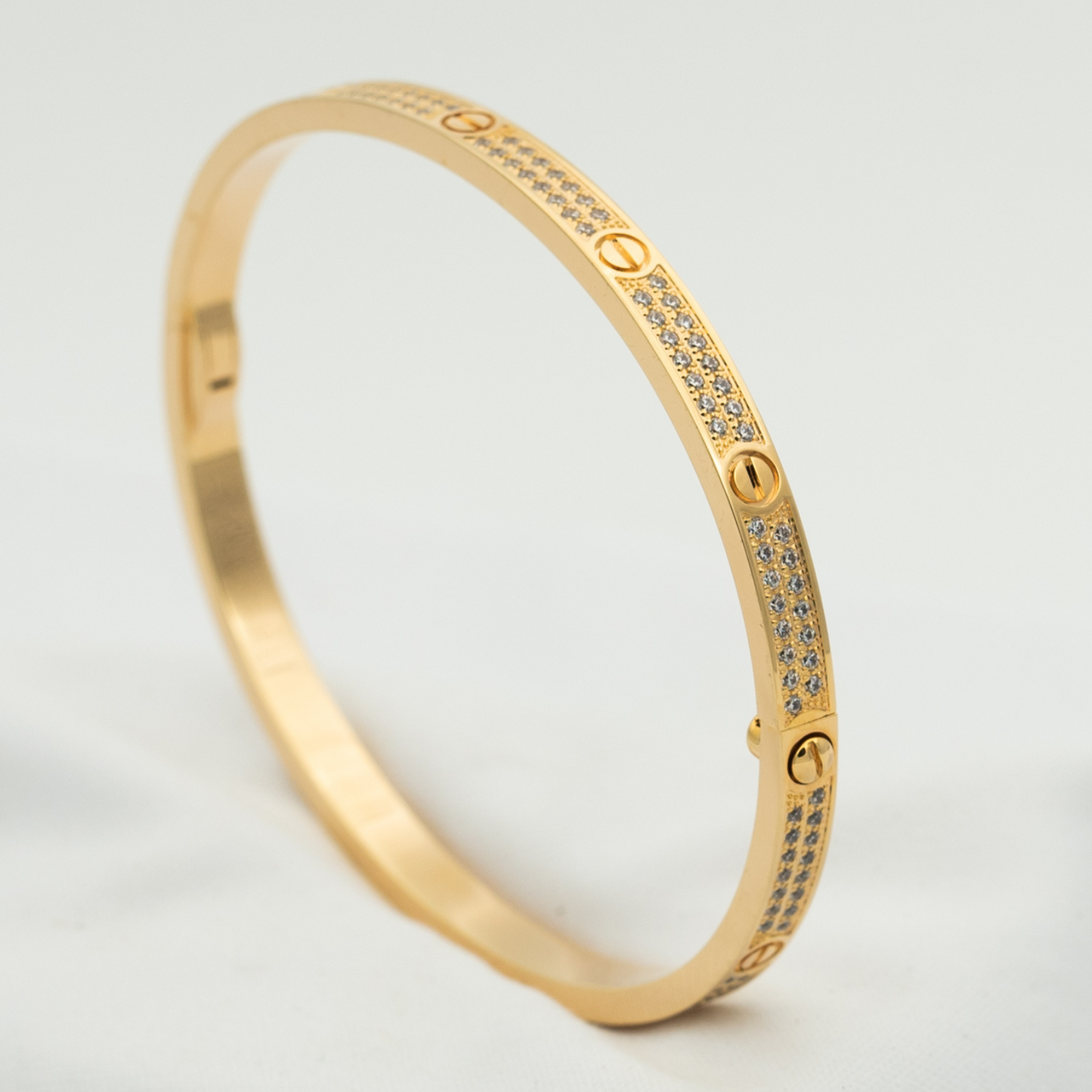 [Royal Jewelry]LOVE BRACELET 3.65MM DIAMOND-PAVED
