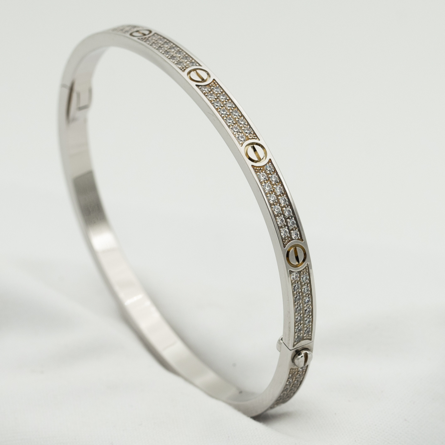 [Royal Jewelry]LOVE BRACELET 3.65MM DIAMOND-PAVED