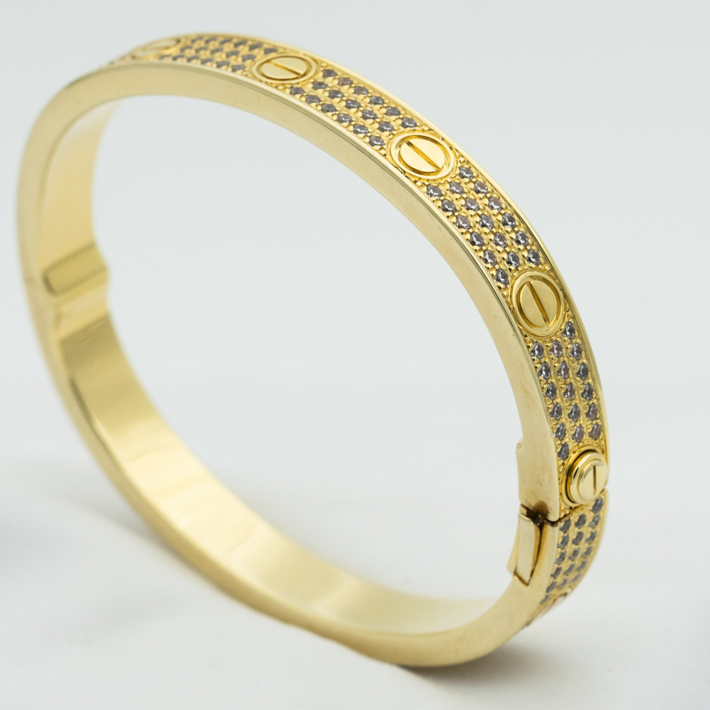 [Royal Jewelry]LOVE BRACELET 6.1MM DIAMOND-PAVED