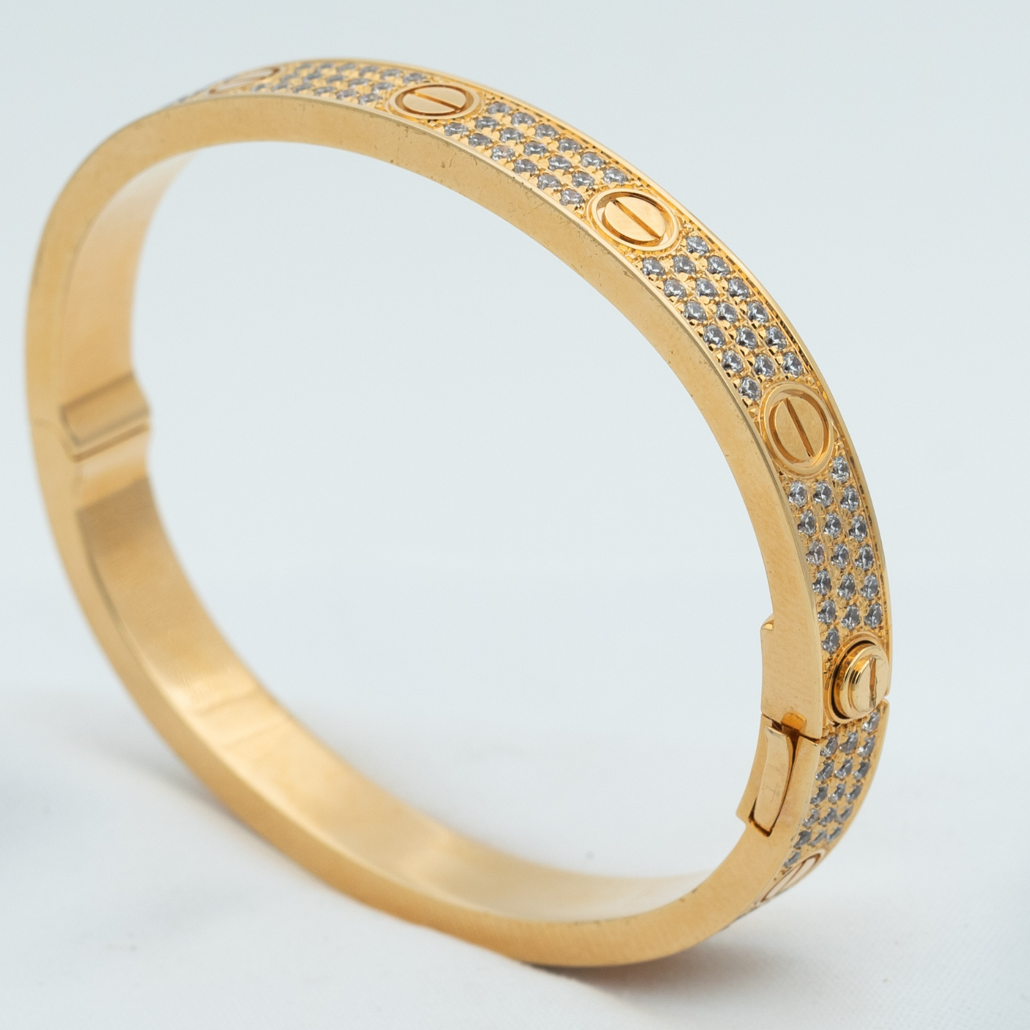 [Royal Jewelry]LOVE BRACELET 6.1MM DIAMOND-PAVED