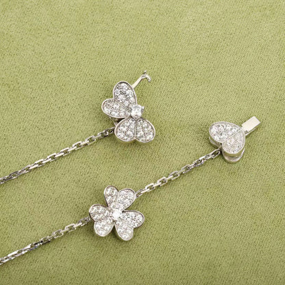 [Royal Jewelry]FRIVOLE SILVER 9 FLOWERS NECKLACE