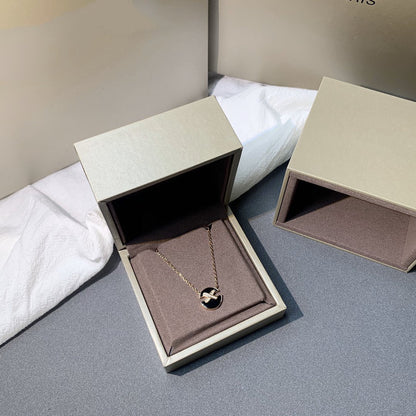 [Royal Jewelry]JEUX DE PINK GOLD DIAMOND NECKLACE