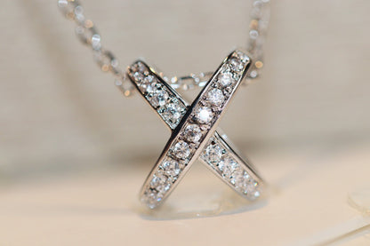 [Royal Jewelry]JEUX DE DIAMOND NECKLACE