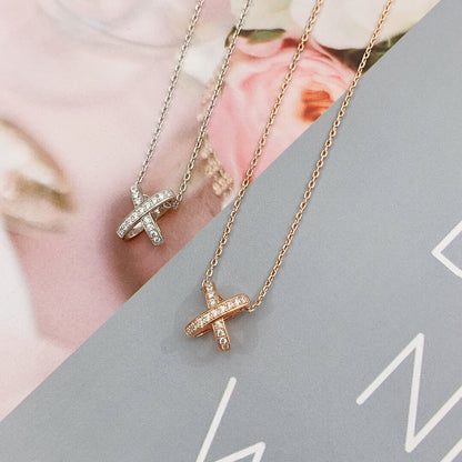 [Royal Jewelry]JEUX DE DIAMOND NECKLACE