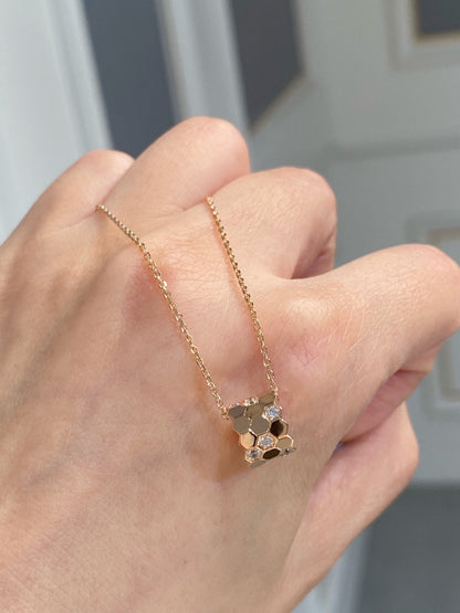 [Royal Jewelry]BEE LOVE DIAMOND NECKLACE