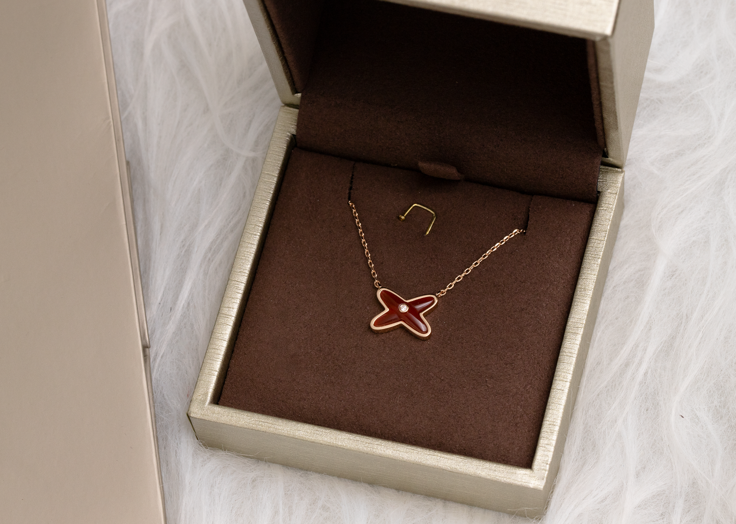 [Royal Jewelry]JEUX DE NECKLACE 1 DIAMOND