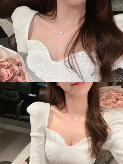[Royal Jewelry]JEUX DE NECKLACE 1 DIAMOND