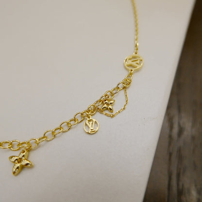 [Royal Jewelry]BLOOMING SUPPLE NECKLACE BRASS