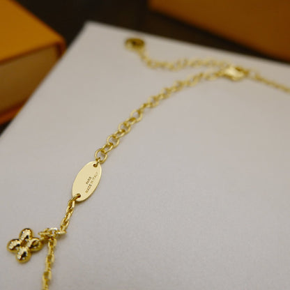 [Royal Jewelry]BLOOMING SUPPLE NECKLACE BRASS