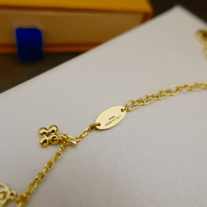 [Royal Jewelry]BLOOMING SUPPLE NECKLACE BRASS