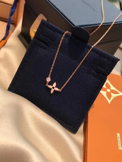 [Royal Jewelry]BLOSSOM PENDANT PINK GOLD AND DIAMOND
