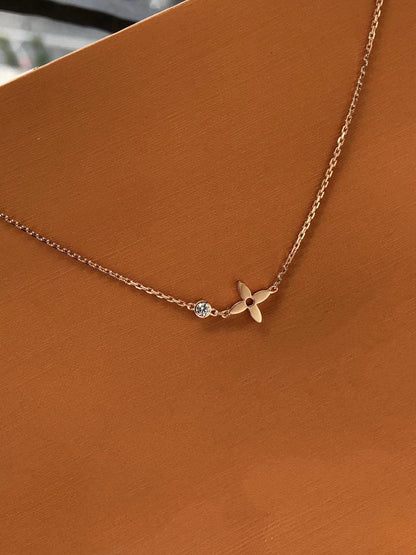 [Royal Jewelry]BLOSSOM PENDANT PINK GOLD AND DIAMOND