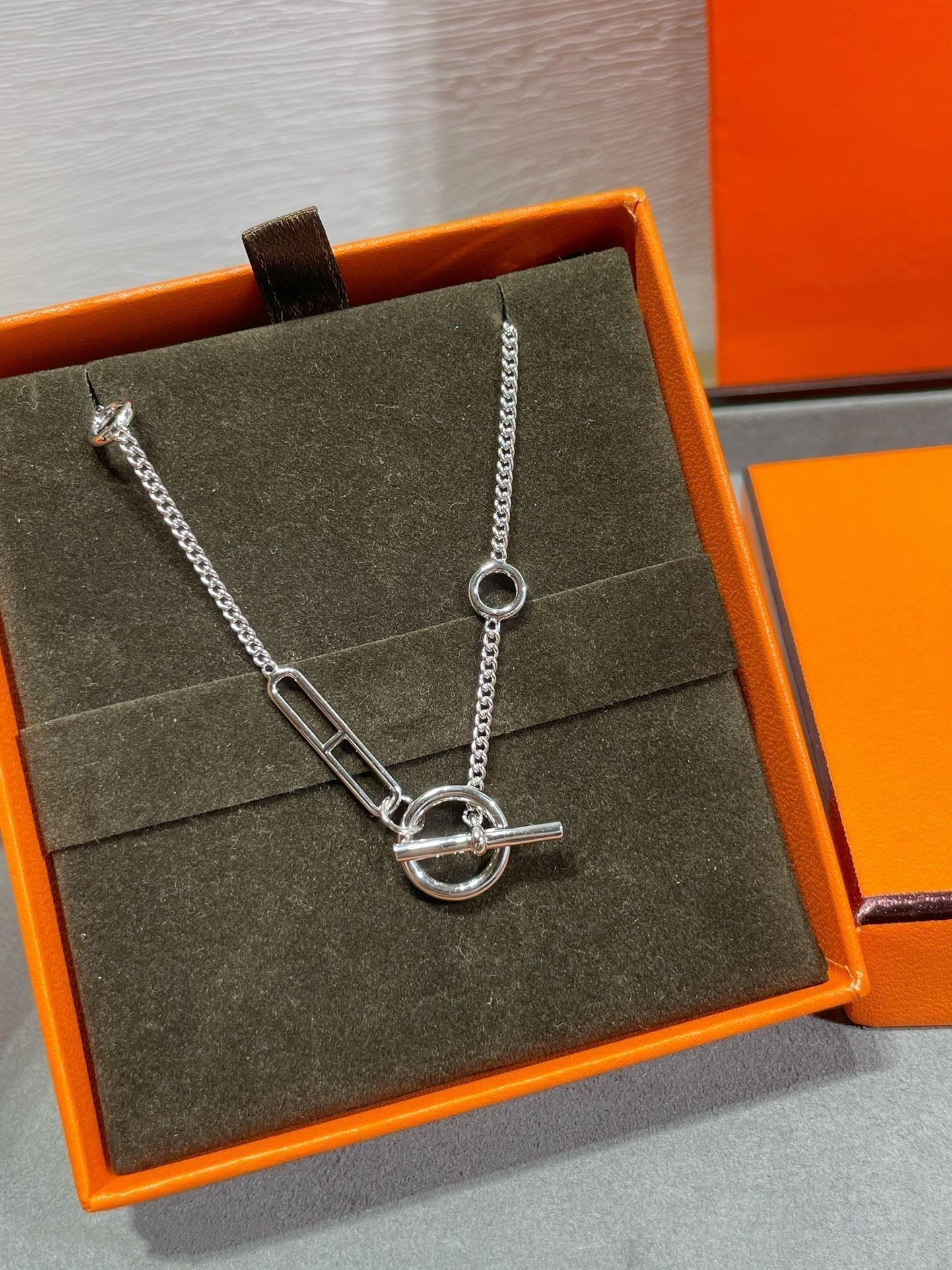 [Royal Jewelry]HM STERLING CHAINE D'ANCRE HEART