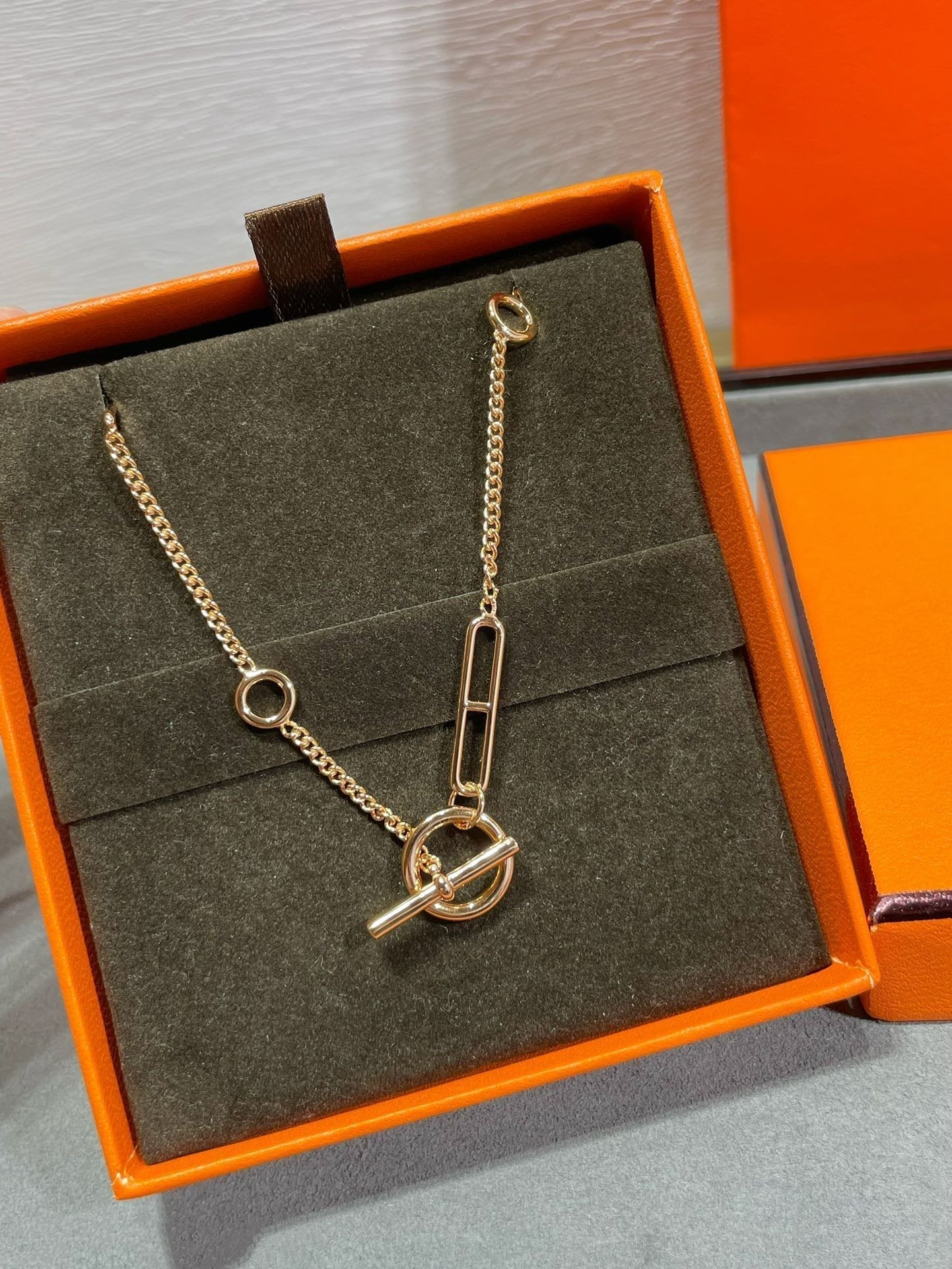 [Royal Jewelry]HM STERLING CHAINE D'ANCRE HEART
