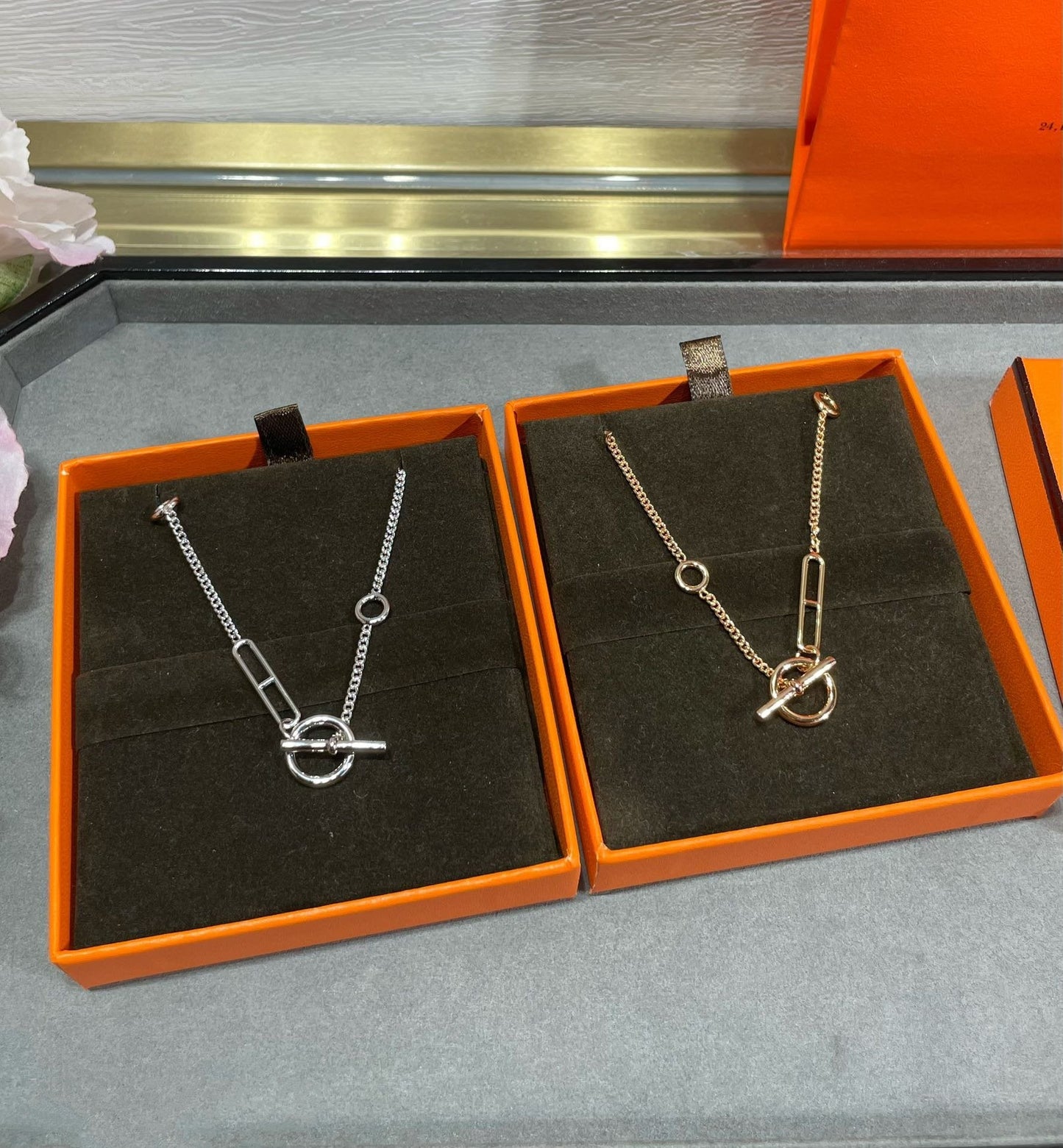 [Royal Jewelry]HM STERLING CHAINE D'ANCRE HEART
