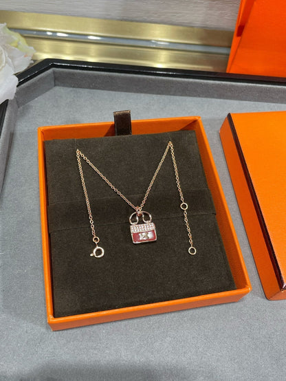[Royal Jewelry]H CIRCE MOISSANITE PENDANT NECKLACE GOLD