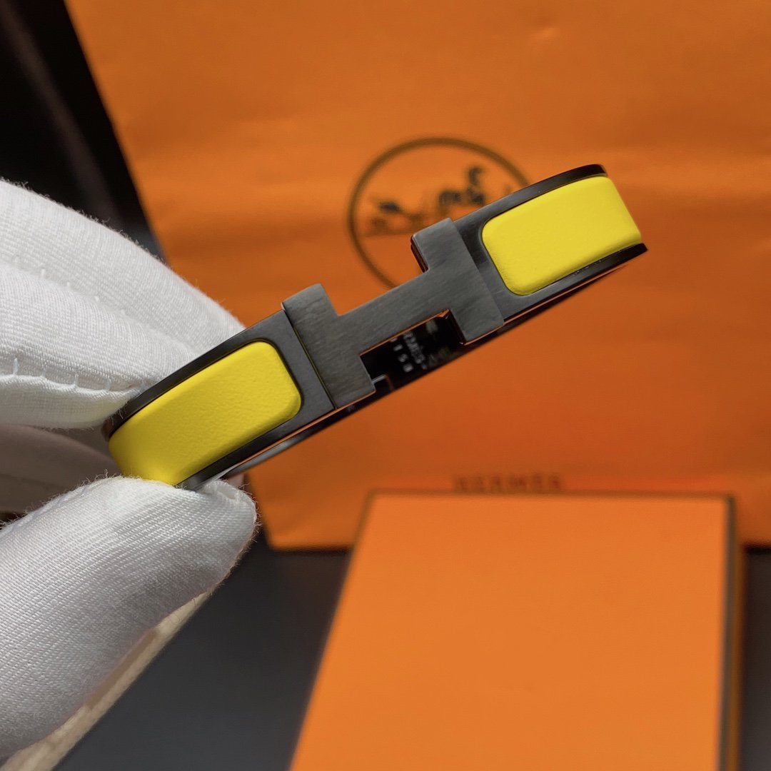 [Royal Jewelry]CLIC HM SO BLACK YELLOW BRACELET
