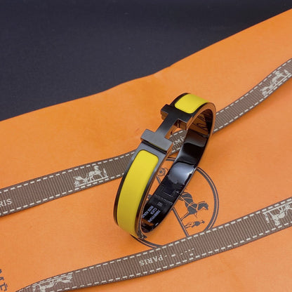[Royal Jewelry]CLIC HM SO BLACK YELLOW BRACELET