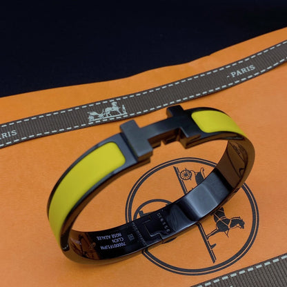 [Royal Jewelry]CLIC HM SO BLACK YELLOW BRACELET