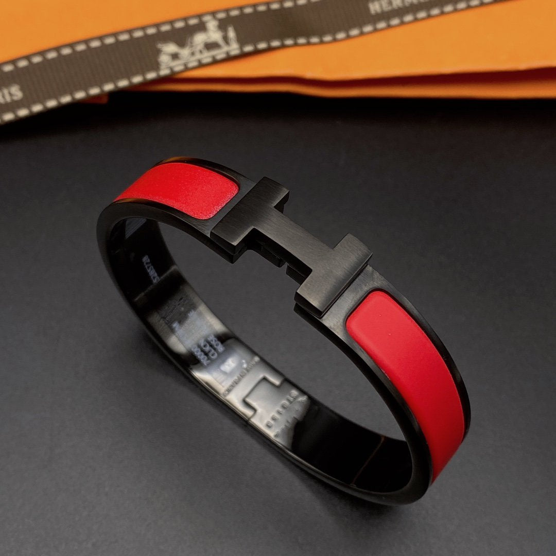 [Royal Jewelry]CLIC HM SO BLACK RED BRACELET