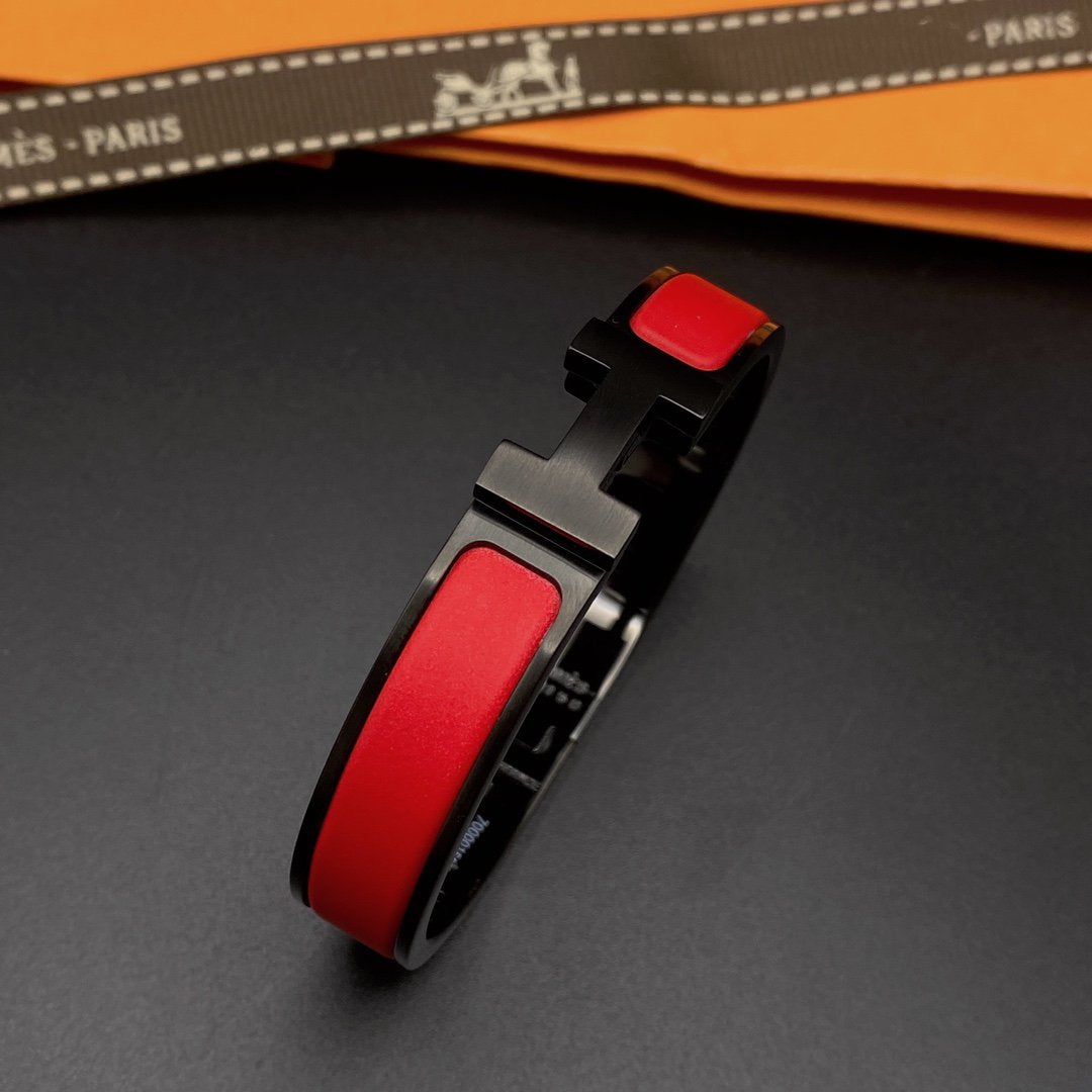 [Royal Jewelry]CLIC HM SO BLACK RED BRACELET